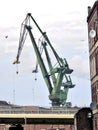 View of shipyard in Gdansk Royalty Free Stock Photo