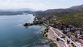 View of Shkoder lake, Albania Royalty Free Stock Photo