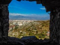 View of Shkodra city. Royalty Free Stock Photo