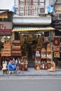 View of a shop front in the old quarter of Hanoi, Vietnam Royalty Free Stock Photo