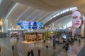 Shopping area in Los Angeles Airport, California