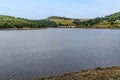 A view from the shore across Ladybower reservoir, Derbyshire, UK Royalty Free Stock Photo