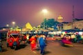 View of Shree Jagannath Temple at night