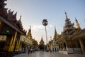 View Of Shwedagon Pagoda On Singuttara Hill In The Center Of Yangon (Rangoon), Myanmar. Royalty Free Stock Photo