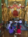 View of Shwedagon Pagoda, Yangon, Myanmar Royalty Free Stock Photo