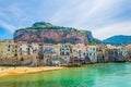 View of the sicilian city Cefalu, Italy