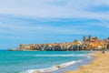 View of the sicilian city Cefalu, Italy