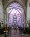 View of a side chapel in the Troyes Cathedral Royalty Free Stock Photo