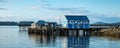 View of the Sidney Fish Market & Waterfront, Sidney, BC Canada