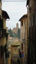 View on Siena streets Royalty Free Stock Photo