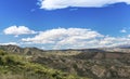 View from Sierra Cabrera towards Sorbas Royalty Free Stock Photo