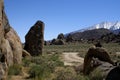 View on Sierra Nevada from Alabama Hills Royalty Free Stock Photo