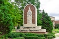 View of the sign of University of Central Oklahoma.
