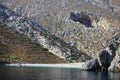 View of Sikati cave, Kalymnos, Greece