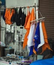 A view of Sikhism religion related pious accessories for wear in golden temple at Amritsar