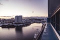 View from Silja Symphony at port in VÃÂ¤rtan with Tallinks Victoria 1 and Scandic hotel