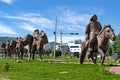 Silk Road Complex Monument in Ulan-Bator, Mongolia Royalty Free Stock Photo