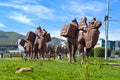 Silk Road Complex Monument in Ulan-Bator, Mongolia Royalty Free Stock Photo