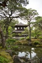 A view of the Silver Pavilion inside Ginkaku-Ji Temple. Kyoto Japan Royalty Free Stock Photo