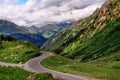 Mountian Road in Tirol, Austria. Royalty Free Stock Photo