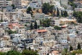 View of the Silwan district in the East Jerusalem, Israel Royalty Free Stock Photo