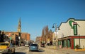 View Of Simcoe Street In Downtown Oshawa, Ontario, Canada