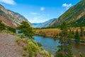 View of Similkameen River from Crowsnest Highway.British Columbia.Canada