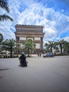 The view at the Simpang Lima Gumul during the day