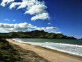 View of the Simpsons beach Whitianga Royalty Free Stock Photo