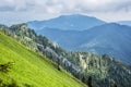View from Sina peak, Low Tatras mountains, Slovakia Royalty Free Stock Photo