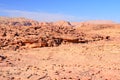 View of Sinai desert in Egypt