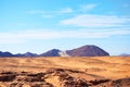 View of Sinai desert in Egypt