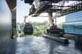 View of the Singapore Cable Car station Royalty Free Stock Photo