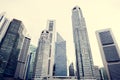 View of Singapore cityscape building