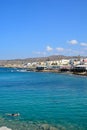 View of Sissi town and sea. Royalty Free Stock Photo