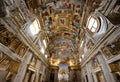 A view of the Sistine Chapel in the Vatican Royalty Free Stock Photo
