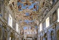 A view of the Sistine Chapel in the Vatican Royalty Free Stock Photo