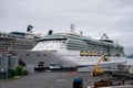 View of Sitka`s cruise ship terminal Royalty Free Stock Photo