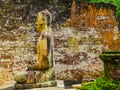 Sitting Buddha in Vatadage, Polonnaruwa, Sri Lanka Royalty Free Stock Photo