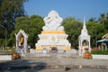 View of the six-armed sculpture of Buddha in the Naranarayana. Thailand