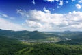 View from Skalky over Labe river Royalty Free Stock Photo