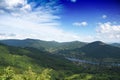 View from Skalky over Labe river Royalty Free Stock Photo