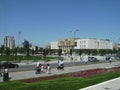 A View of Skanderberg Square, Tirana, Albania Royalty Free Stock Photo