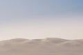 View of the Skeleton Coast desert dunes in the morning in Namibia. Royalty Free Stock Photo