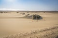 View of the Skeleton Coast desert dunes in Namibia, Africa. Royalty Free Stock Photo