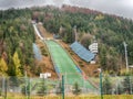 View of the ski jump in Zakopane