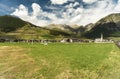 View of the ski resort of Livigno in summer Royalty Free Stock Photo