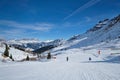 Ski resort in Dolomites, Italy