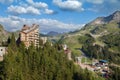 The view of ski station Avoriaz, France Royalty Free Stock Photo