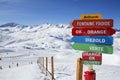 View of skiing area Royalty Free Stock Photo